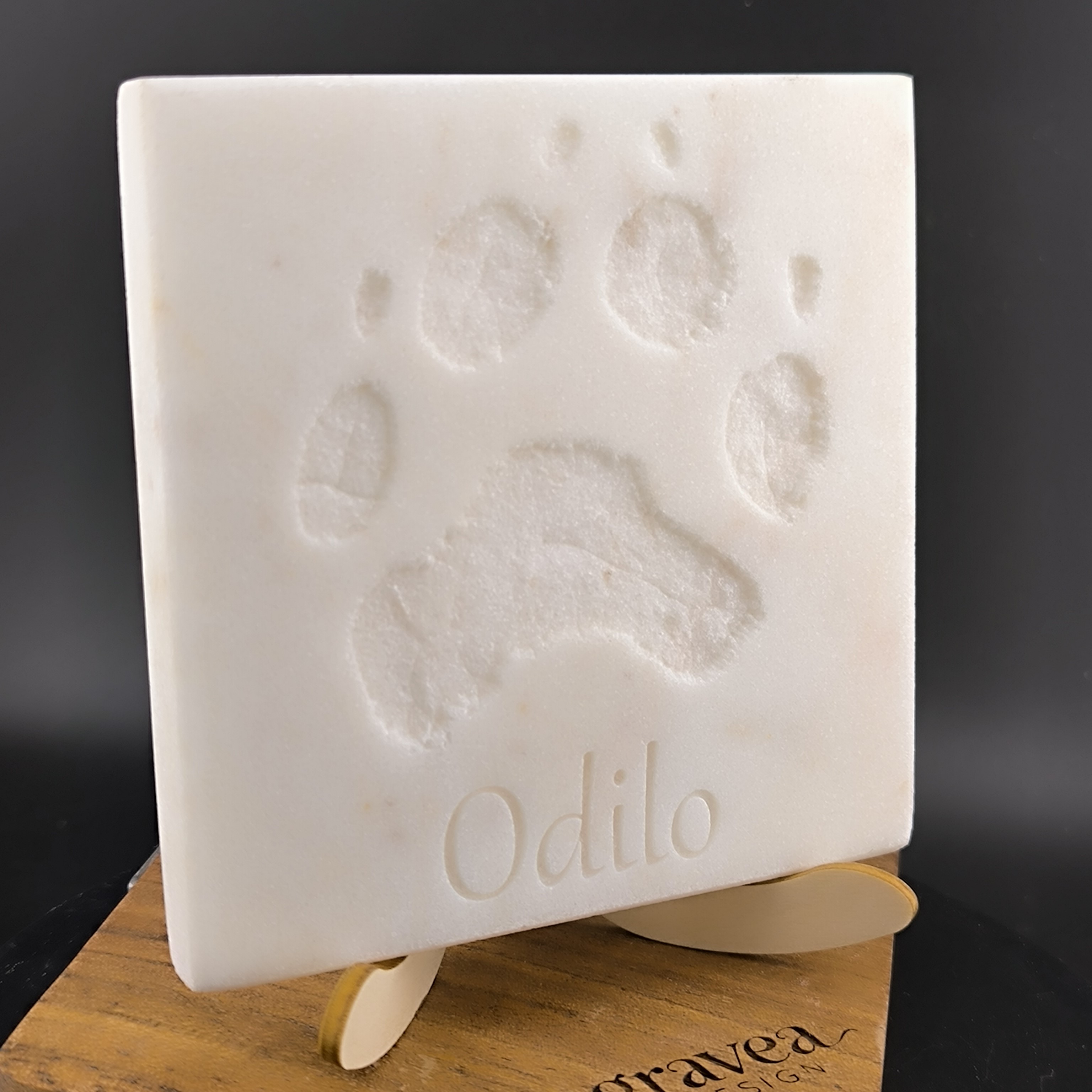 Kette mit individuellen Fingerabdruck